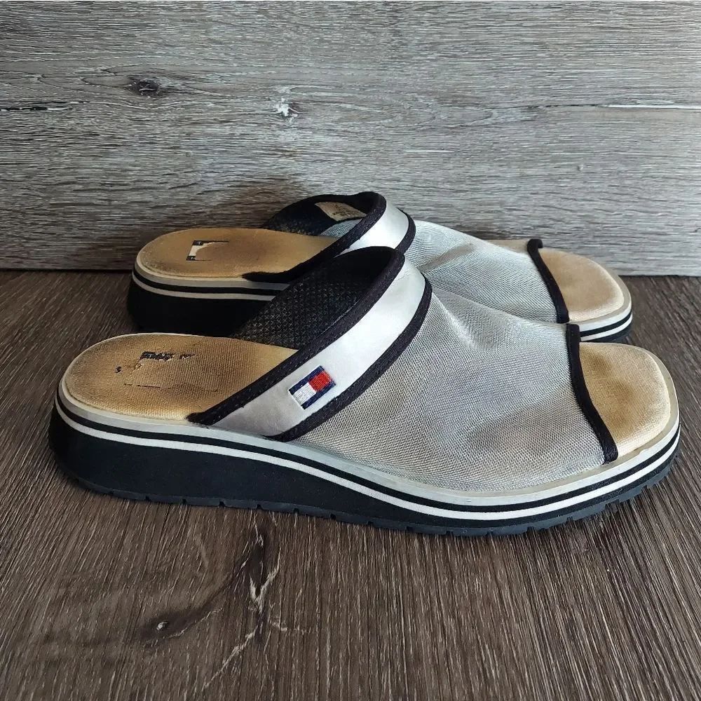 Vintage Tommy Hilfiger Mesh Slip-On Sandals Size 8